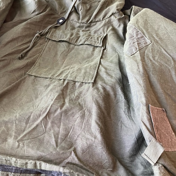 (VINTAGE) U.S. NAVY SUIT, CHEMICAL PROTECTIVE OUTERSHELL MODACRYLIC / NYLON COAT - Picture 5 of 16